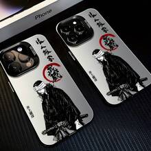 Funda para Teléfono con Diseño de Samurai Japonés Viajero para iPhone 16 15 14 13 12 11 Pro Max X XR XS MAX 8 7 Plus, Cubierta Trasera Mate Anti-caídas - Colores mixtos - Ver 5