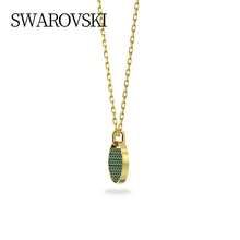 Swarovski GINGER Women's Necklace Birthday Gift Girlfriend Gift Clavicle Chain 5642939 - Green - View 5