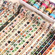 36 卷装饰性和纸胶带礼盒套装，精美纸胶带 15 毫米宽卡通动物派对主题学校用品，非常适合剪贴簿、DIY 艺术和工艺品、子弹日记本、计划本、垃圾日记本、笔记本、学校用品、返校 - 均碼 - 查看 6