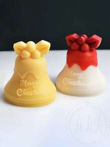 3D Silicone Mold For Christmas Bell - DIY Handmade Crafts, Suitable For Soap, Candles, And Resin - Holiday Home Decoration Casting Tool