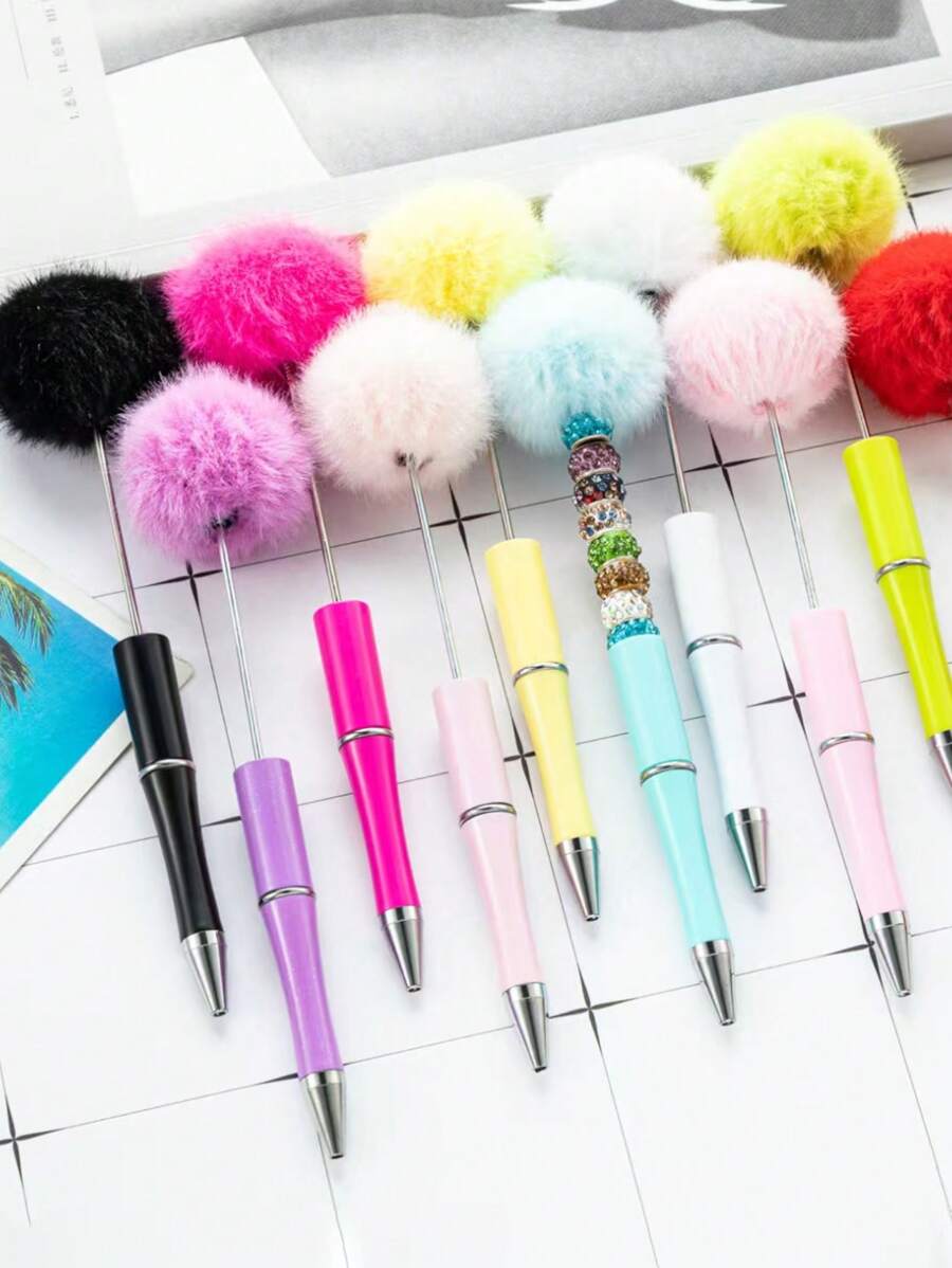 [Set de 10 piezas] Cuentas de silicona decorativas/DIY multicolor para mezcla/accesorios decorativos/manualidades de joyería/accesorios de fotografía/regalos creativos hechos a mano/decoración de escritorio/colgantes de mochila/artesanía de joyería