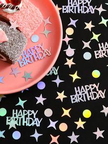 Confetti colorat în formă de stea 15g/30g/50g - Decor de masă pentru petrecere baby shower, petrecere de dezvăluire a sexului, petrecere de prima aniversare, decor pentru camera copiilor | Decorațiuni pentru sărbătorirea La mulți ani - Multicolor - Vizualizare 4
