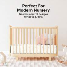 Pack And Play Sheets Fitted, 2-Pack Mini Crib Sheets - Pack N Play Sheets, Fitted Crib Sheet For Pack And Play Mattress, Playard Baby Crib Sheets, Crib Sheets Neutral For Boys, Girls (Wildflowers) - Coral Pink - View 10