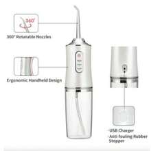 Electric Water Flosser With 4 Nozzles | Portable Teeth Cleaner For Home, Oral Care - 白色 - 查看 5