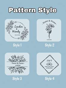 Individuelle Stempel, Hochzeitsstempel, personalisierte Namensstempel, individuelle Adressstempel, anpassbarer Unterschriftenstempel, individuelle Stempel für Geschäft, Geburtstagsgeschenke, Hochzeitsgeschenke, Jahrestag, 3 Tintenfarben, Braut und Bräutigam, Partys, Mehrfachverwendung, wiederverwendbar, Umschläge, Schultaschen, Einladungen, Servietten, Brautjungfern, Schulmaterial, Rückkehr zur Schule