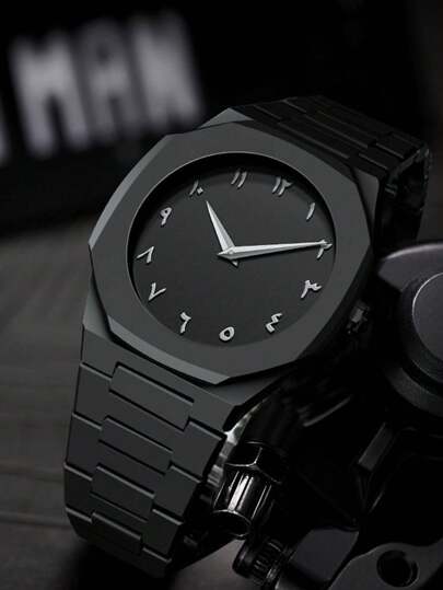 TOMI Classic Business Horloge Set Plastic Strap Matte Quartz Watch, Life Giving, Father's Day view 2