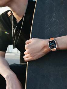 Unbeinst Dây đeo silicon thể thao tương thích với Series 46mm 45mm 44mm 42mm 41mm 40mm 38mm 49mm, Dây đeo mềm chắc chắn cho Watch Series 10/9/8/7/6/5/4/3/SE/Ultra2/Ultra - Màu cam ánh sao - Xem 5