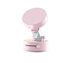 1 Stück mini leichter magnetischer Vakuum-Smartphone-Halter, drehbarer und faltbarer Saugnapf-Handyständer für Badezimmer, Auto, Selfie, Wand und Schreibtisch kompatibel mit iPhone, Android-Handy, Geschenk zum Geburtstag, Familie, Freund Handyzubehör