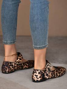 2025秋冬春夏欧美新款方头一脚蹬平底鞋百搭软皮奶奶鞋芭蕾鞋