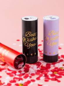 1/5/10 件五彩纸屑爆破器、彩色五彩纸屑手持扭曲礼品花管、毕业派对五彩纸屑、婚礼派对、母亲节、毕业装饰、性别揭示装饰、生日装饰、派对礼品、房间装饰家居装饰（请勿将发射管对准人或物体） - 黑色 - 查看 6