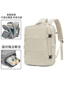 Mochila de viaje de equipaje de mano de 40x20x25cm, adecuada para Ryanair, avión, viaje, hombres y mujeres, compartimento para portátil de 14 pulgadas, para la escuela, exterior, viaje, oficina, universidad, escuela secundaria, transporte, deportes