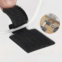 20pcs Durable Nylon Self-Adhesive Cable Ties - White Ring Fasteners, Convenient For Power Cord Organization, Flexible Multi-Purpose Home And Office Cable Tape, Wire Fixer - Easy Cable Organization And Management - Reusable And Durable Cable Adhesive Loop Fasteners, Suitable For Home And Office, Easy Cable Management, Used For Computer Cable Management, Desktop Wire Rack, Cable Organizer, Hook And Loop Straps (Color And Style Random) Note: The Video Shows The Correct Usage Method!!! - Multicolor - View 3