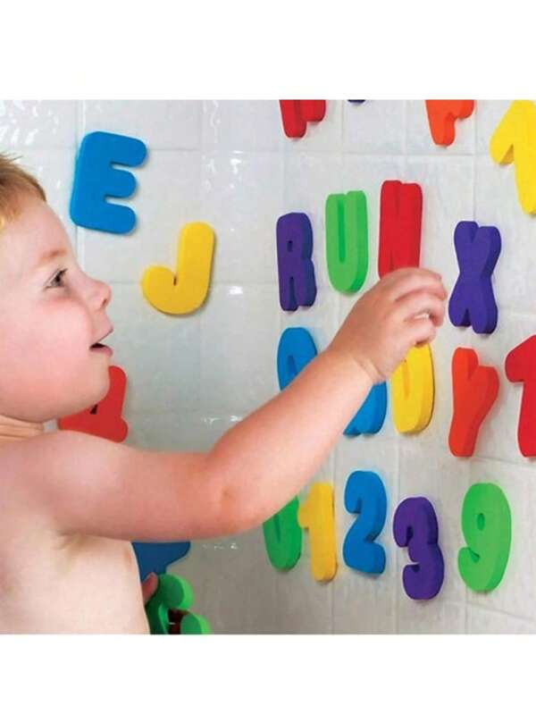 36 weiche Schaum ABC 123 Buchstaben & Zahlen Badezimmer Buchstaben Baby Spielsachen für frühes Lernen Schaum Buchstaben