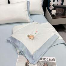 Duvet Covers Sets - 蝴蝶結-奶白綠 - 查看 7