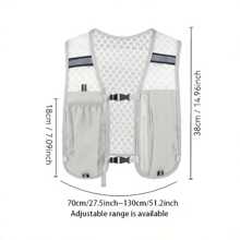 Outdoor Hiking Backpack, Cycling Backpack, Trail Running Backpack, Lightweight Women's Sports Vest (Multiple Colors Available), Multifunctional Lightweight Storage Equipment Women's Chest Bag, Convenient For Carrying Water Bottles And Phones During Sports, Unisex Sports Vest, Fitness Hiking Running Equipment, Phone And Water Bottle Storage Backpack