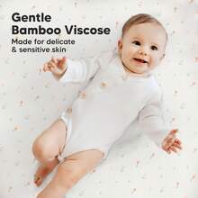 Pack And Play Sheets Fitted, 2-Pack Mini Crib Sheets - Pack N Play Sheets, Fitted Crib Sheet For Pack And Play Mattress, Playard Baby Crib Sheets, Crib Sheets Neutral For Boys, Girls (Wildflowers) - Coral Pink - View 5