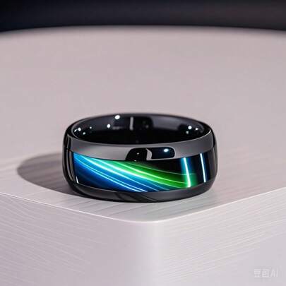 Anneaux Aurore en acier inoxydable de 8 mm, design intérieur de l'arche confortable, bande minimaliste unisexe, bijoux de luxe transfrontaliers