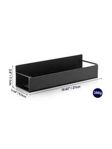 1/2/4pcs Magnetic Spice Storage Rack For Refrigerators And Ovens, Multi-Purpose Space Saving Refrigerator Storage Boxes And Storage, Magnetic Fridge Side Rack Storage Shelf Spice Rack Organizer Space Saving Kitchen (Black) - Black - View 8