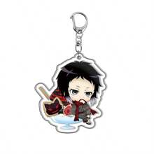 bandai Accesorio de anime Llavero acrílico de anime - Bungou Stray Dogs Lindo colgante de estilo Y2K de dibujos animados, adecuado para bolsos y llaves, regalo perfecto para fans, accesorios de cosplay, llavero de coche, bolso, mochila, pequeña joya, accesorios, regalos creativos, regalos de estudiante, accesorios de coche, colgante de bolso, accesorios escolares