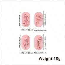 精致的叶子形状聚合物粘土切割器，波西米亚风格印章粘土切割器，用于制作珠宝和耳环、吊坠，手工制作珠宝吊坠制作套件