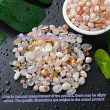 50 جرام/100 جرام/150 جرام/3000 جرام من حجر العقيق الساكورا، حصاة، حجر ديكور خزان الأسماك، ديكور المنزل، لتزيين حوض السمك، مخطط الالتصاق، منظر طبيعي للحديقة، حصى خزان السمك ، ديكور النبات