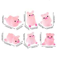 Miniaturas de capibaras en resina, figuras de animales pequeñas y adorables para decorar jardines de hadas, accesorios de casitas de muñecas, manualidades, premios en clase y regalos