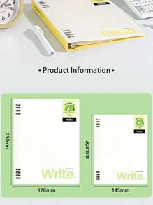 A5/B5 Detachable Loose-Leaf Notebook, Stylish & Thick, Suitable For College, High School, Graduate Exam, Junior High, Primary School Students,For School Supplies,Back To School