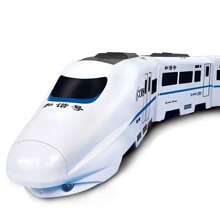 The New Type Of Electric Universal Simulation High-Speed Railway Harmony Train Can Be Freely Assembled, Featuring Automatic Steering, Automatic Lighting And Automatic Sound Effects, And Has A Detachable Carriage Design. Simulate High-Speed Electrified High-Speed Rail