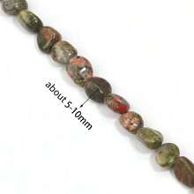 Aproximadamente 45 piezas de cuentas de piedra ovaladas asimétricas naturales surtidas, cuentas sueltas de cristal de ágata vintage de estilo informal para hacer joyas, pulseras, collares, colgantes y decoración