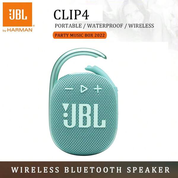 JBL Altavoz Bluetooth JBL CLIP 4 con protección IP67 resistente al agua/10 horas de tiempo de reproducción, portátil inalámbrico mini para uso en exteriores, original de JBL