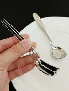 1件/3件/5件不锈钢咖啡勺，高品质，搅拌勺，甜点勺，小方勺，调味勺