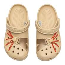 Crocs Sandalias/Pantuflas decorativas clásicas, para viaje al aire libre, diario cómodo, calzado deportivo casual ligero y cómodo de poner y quitar