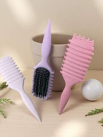 8-In-1 Home Hair Care And Styling Set - Curling Brush, Side Brush, Comb, Hairbrush, Spray Bottle, Scalp Massage Brush, Hair Styling Tools - Hair Care And Styling Tool Set For Women And Girls