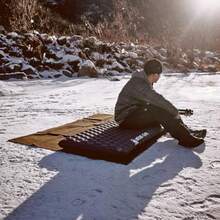 Obsidian Ultralight Sleeping Pad 5.2R Insulated Inflatable Camping Backpacking Sleeping Mat Weighs 2.05lb 74.4 X 24.8 SH PO - 深灰色 - 查看 2