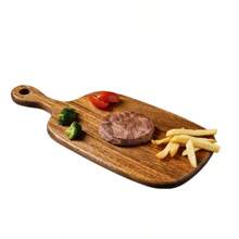1 pieza Tabla de cortar de nuez - Tabla de cortar de cocina de alta calidad hecha a mano, adecuada para preparación de alimentos, hecha de madera, adecuada para el hogar, fiestas, oficina, tabla de picar multifuncional | Diseño de madera natural | Panel de superficie lisa