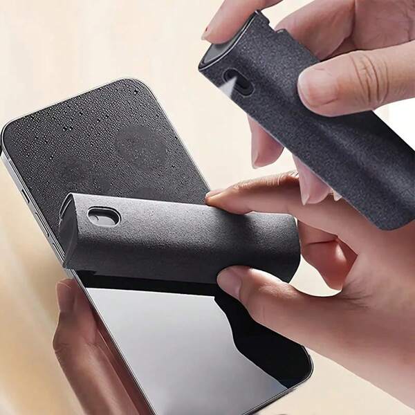 Ensemble de nettoyage d'écran en microfibre 2 en 1, avec chiffon en microfibre pour nettoyer les téléphones portables, les lunettes, outil de nettoyage de téléphone portable, convient aux téléphones portables, tablettes, ordinateurs