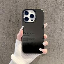 Christ Inspirational Quote Aesthetic Phone Case For Iphone 16 Pro Max Case 11 15 14 13 12 Pro Max Plus Case Black And Silvery Shockproof Phone Cases Christian Gifts For Women Men - [silvery] - View 3