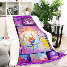 Cheerleader Gifts Blanket,Cheerleading Gifts Girls Throw Blanket,Cheer Gifts Cheerleaders Blanket,Cheerleader Blanket Sofa Couch,Cheerleading Birthday Gifts Teen 50x60 - 體操 - 查看 2