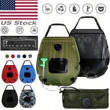 20L Water Bags Outdoor Camping Solar Heat Shower Bag Portable Compact Heated - 藍色 - 查看 3