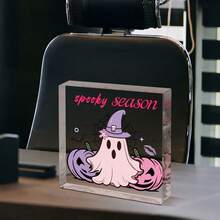 1 件鬼节亚克力装饰牌匾 - 生日、庆祝标志 - 圣诞节、万圣节、感恩节、新年假期桌面装饰 - - 彩色 - 查看 4