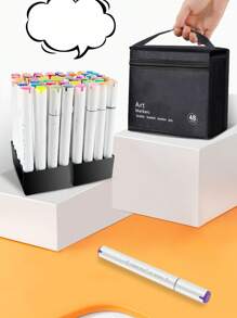 School Supplies, Art - Specific Marker Pens For Painting. Available In 120 - Color, 80 - Color, 60 - Color Sets. These Marker Pens Are For Anime Painting, And The Set Contains Water - Color Pens That Are Not Easy To Fade And Can Be Layered. Marcadores, Christmas Gifts, Essential Items For The Classroom.