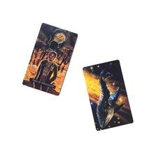 畅销款“鲸鱼的祝福”塔罗牌游戏——一款鲸鱼向人类表达祝福的卡牌游戏。卡牌内容精美逼真，采用优质纸质材质。适合14岁以上人群、聚会和节日。男女皆宜。 - 彩色 - 查看 4