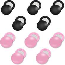 10 Pairs Magnetic Race Bib Clips, Marathon Essentials Race Number Buckle Running Bib Magnets Pins Holder For Runners Field Triathlon Cycling Competition - Black & Pink - View 1