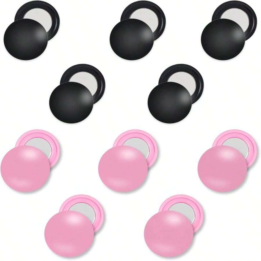 10 Pairs Magnetic Race Bib Clips, Marathon Essentials Race Number Buckle Running Bib Magnets Pins Holder For Runners Field Triathlon Cycling Competition - Black & Pink - View 1