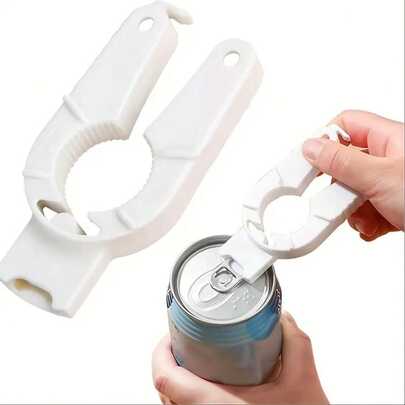 Multi Functional Can Opener - Bottle Cap Opener, Suitable For People With Limited Hands And Short Nails To Easily Remove Caps, Portable Beverage Bottle Opener, A Must-Have Tool For Families As A Father's Day Gift