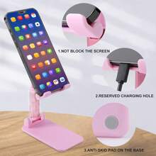 1pc Tablet Phone Stand,Lazy Stand,Portable Stand,Adjustable Angle Height,Retractable Multi-Function Foldable Desktop Tablet Stand,Suitable For Various Scenes,Easy To Carry Compatible With IPhone, Android Phone, Gift For Birthday, Family, Friends Phone Holder, Phone Accessories