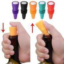 1-teiliges Silikon-Tappo de Bottiglia di Vino e Bevanda-Set. Ein Prova di Perdite Bottiglie di Champagne Sigillante Tappi di Vino Tappo di Sughero Saver Riutilizzabile