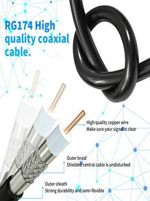 YAIUZGOO Smart TV Indoor Antenna Portable 4K & 1080P Antenna Amplifier Signal Booster Plug & Play TV Antenna No Installation Required Waive Cable Fee Free To Watch Rich HD Channels For Local Channels Support 4K 1080p VHF UHF Direct Broadcast And Satellite Receiving Lines For All TVs RV TV Signal Receiver