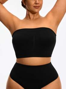 1 pieza Sujetador moldeador invisible sin aros para mujer de talla grande, cómodo y sexy, sin relleno