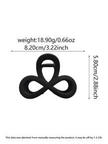 2pcs Women Fashion Elegant Casual Cute 3.3in/8.5cm Black/Coffee Bow Hair Clips, Suitable For Daily Commute, Vacation, Decoration, Makeup, Party, Holiday Gift, Hair Accessories Hair Claw